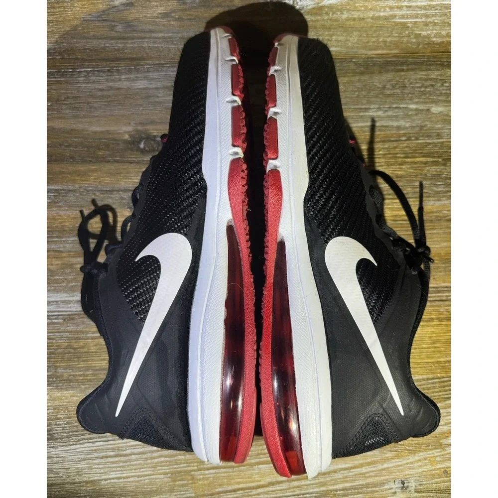 Nike Air Max Full Ride TR 1.5 Black White Red Sneakers 869633-060 Mens Size 11.5